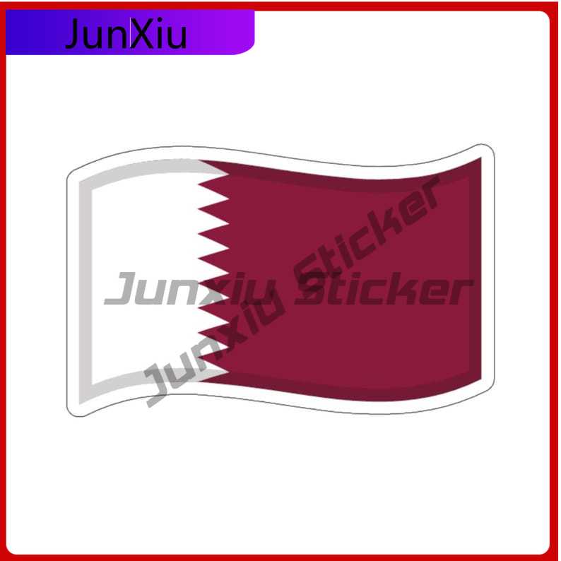 Car Accessories Qatar - Qatar Flag Sticker Qatari Decals Accessories