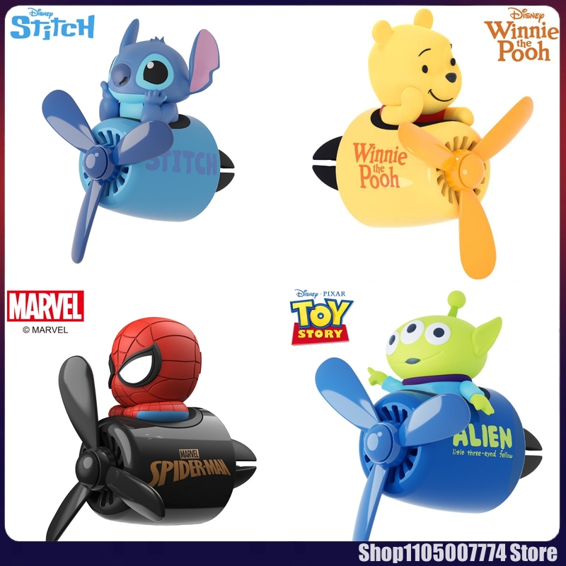 Car Accessories For Decoration - Stitch Spiderman Alien Characters Car Mounted