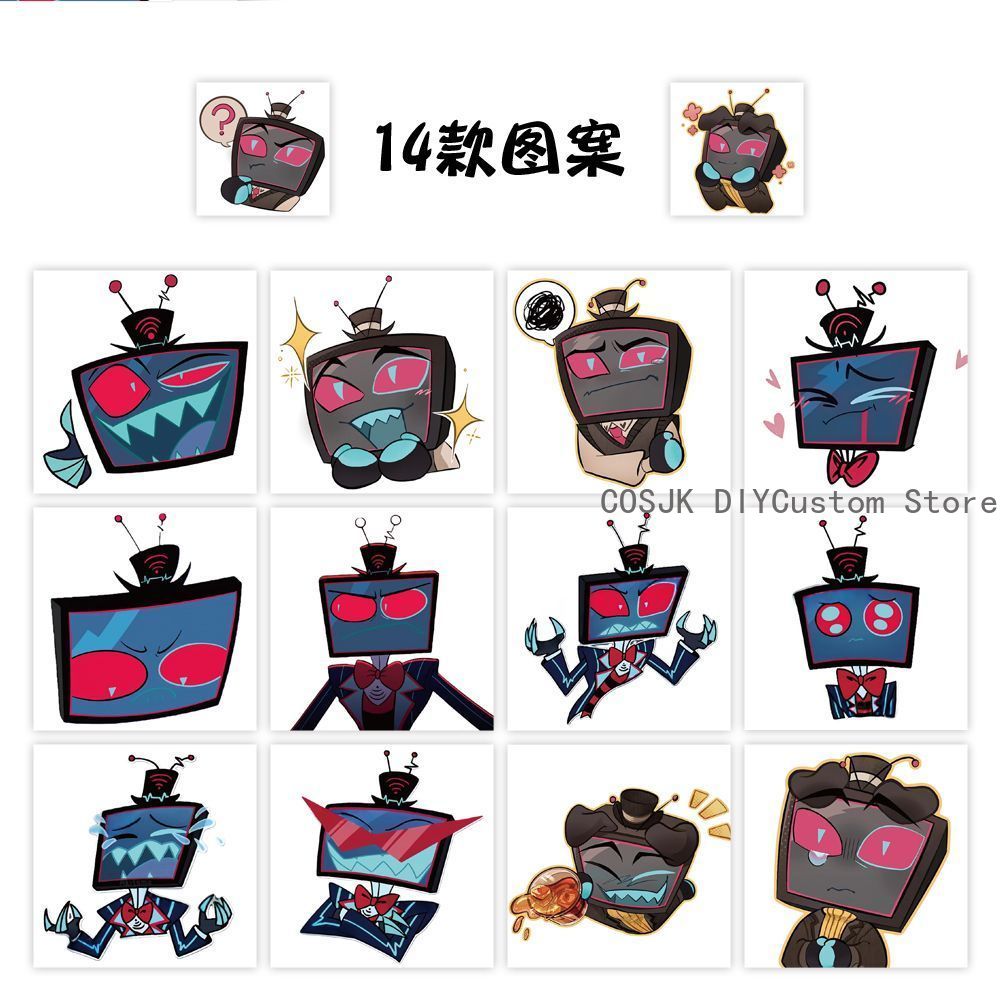 Car Accessories For Decoration - 500Pc/Roll Anime Vox Q Version Stickers