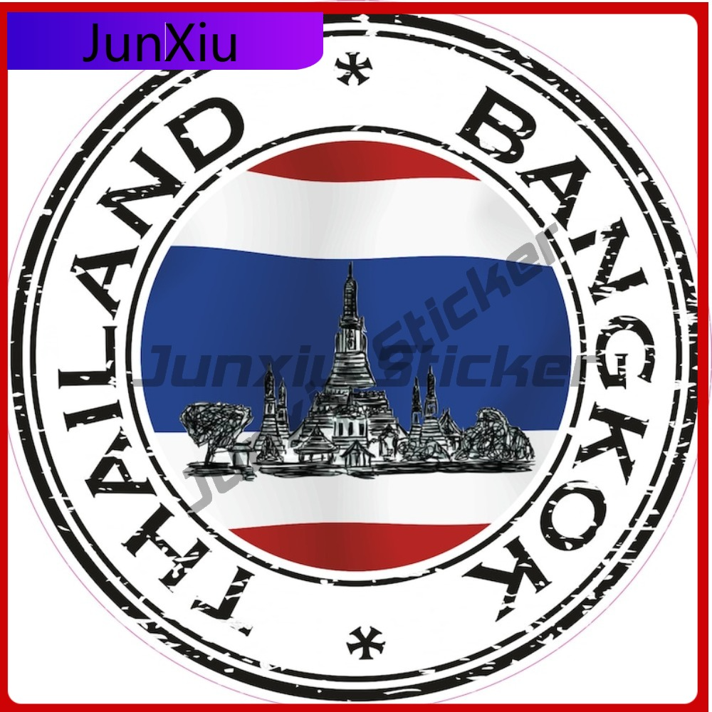 Car Accessories Thailand - Thailand Bangkok 02 Seal Sticker Round