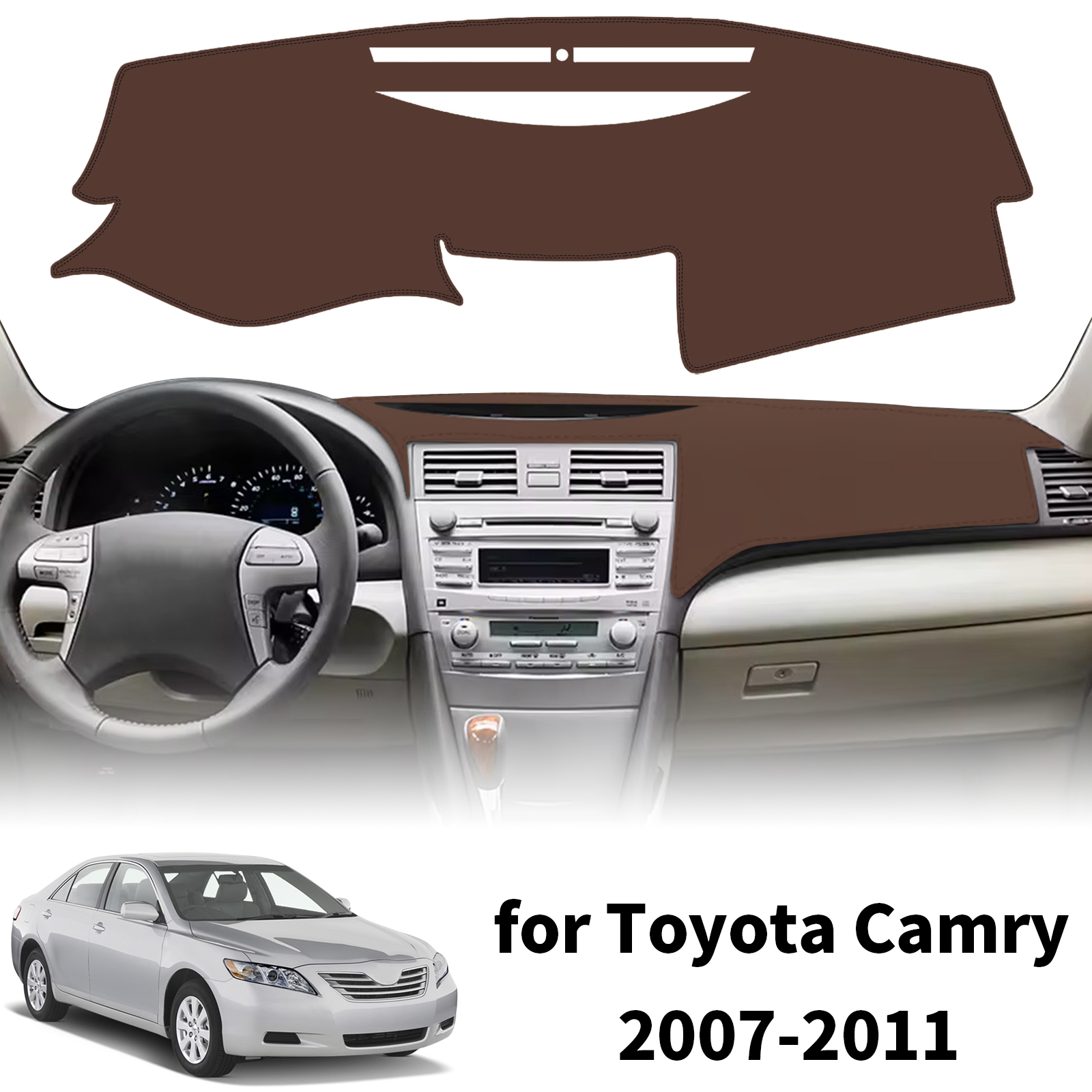 Car Anti-Slip Dashboard Mat - for Toyota Camry 2007-2011 XV40 Custom