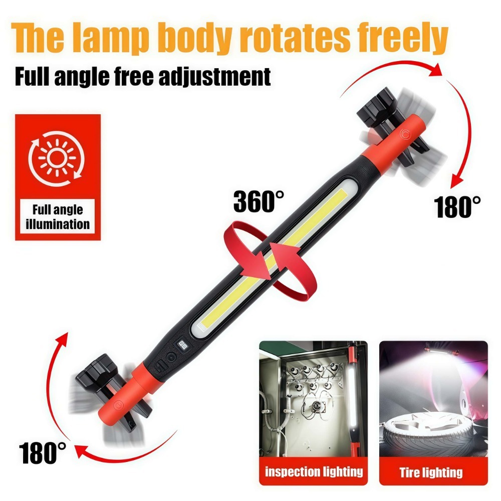 COB LED Work Light USB Recharg - Car Accessories Hanging incelemesi ve fiyatı