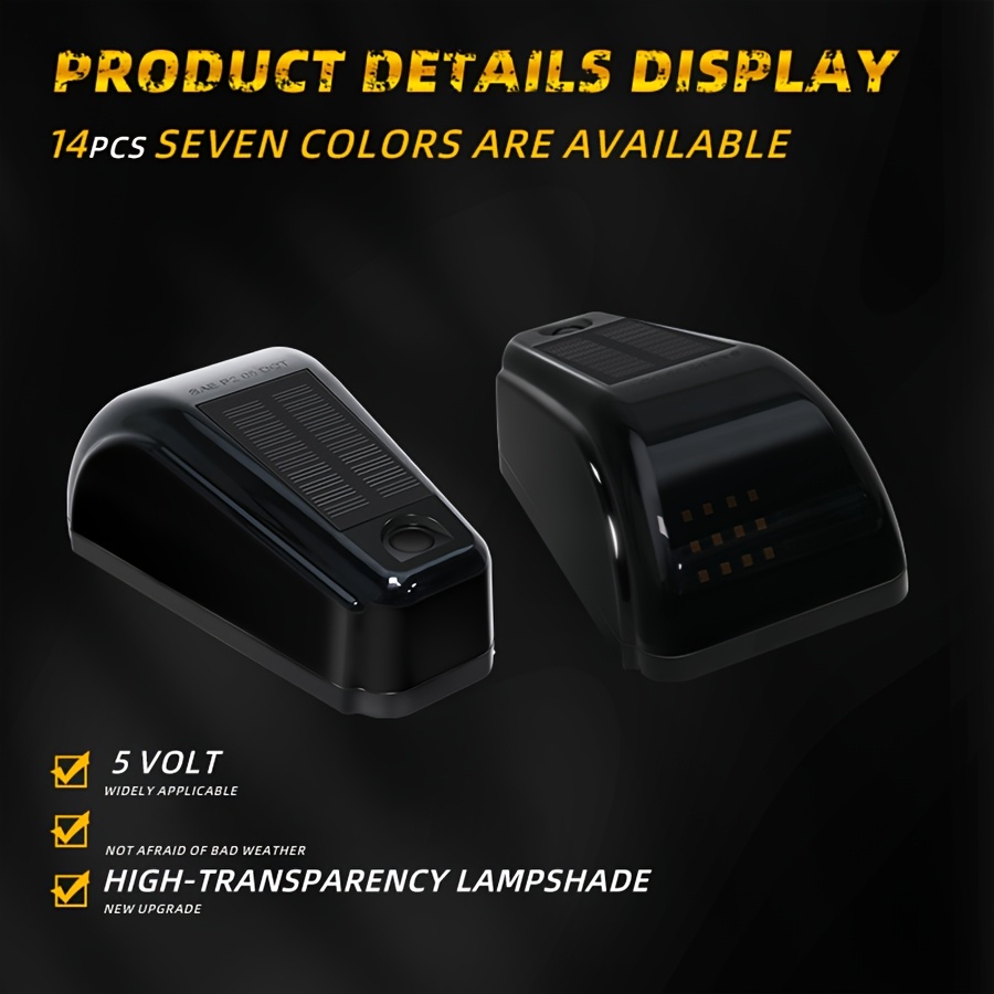Portable Solar LED Smoke Roof  - Car Accessories For Decoration incelemesi ve fiyatı