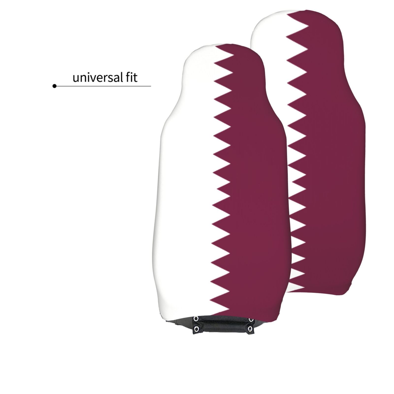 Qatar Flag Printed Patriotic-t - Car Accessories Qatar incelemesi ve fiyatı