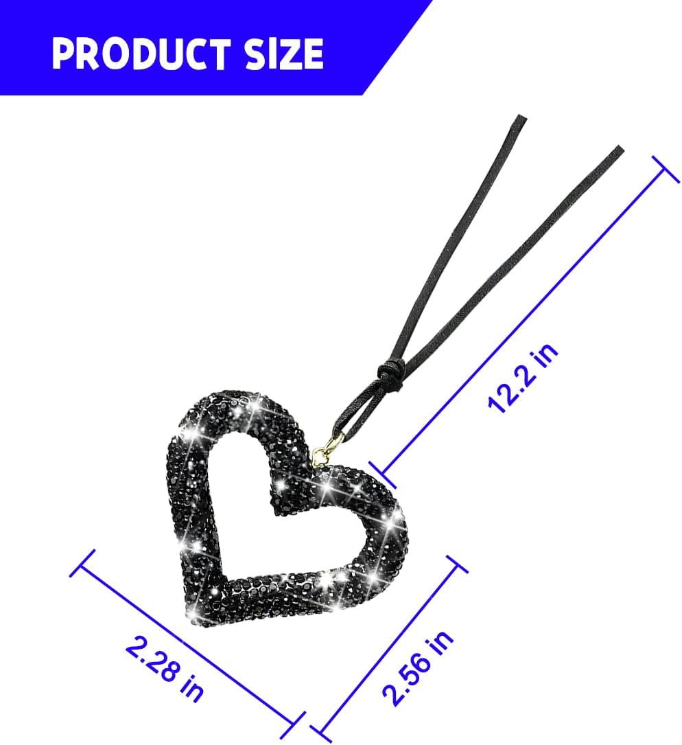 Bling Heart Car Hanging Access - Car Accessories Hanging incelemesi ve fiyatı