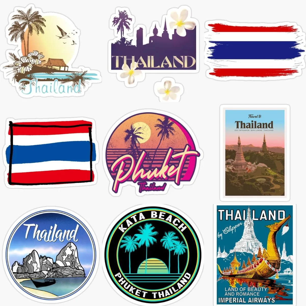 T Thailand Flag Landscape Embl - Car Accessories Thailand incelemesi ve fiyatı