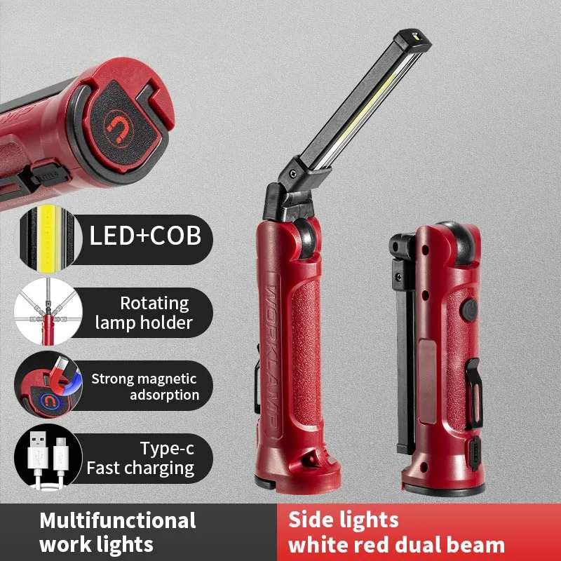 COB LED Work Light Rechargeabl - Car Accessories Hanging incelemesi ve fiyatı