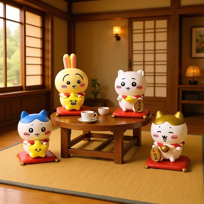 Kawaii CKW Lucky Cat Figurine  - Car Accessories For Decoration incelemesi ve fiyatı