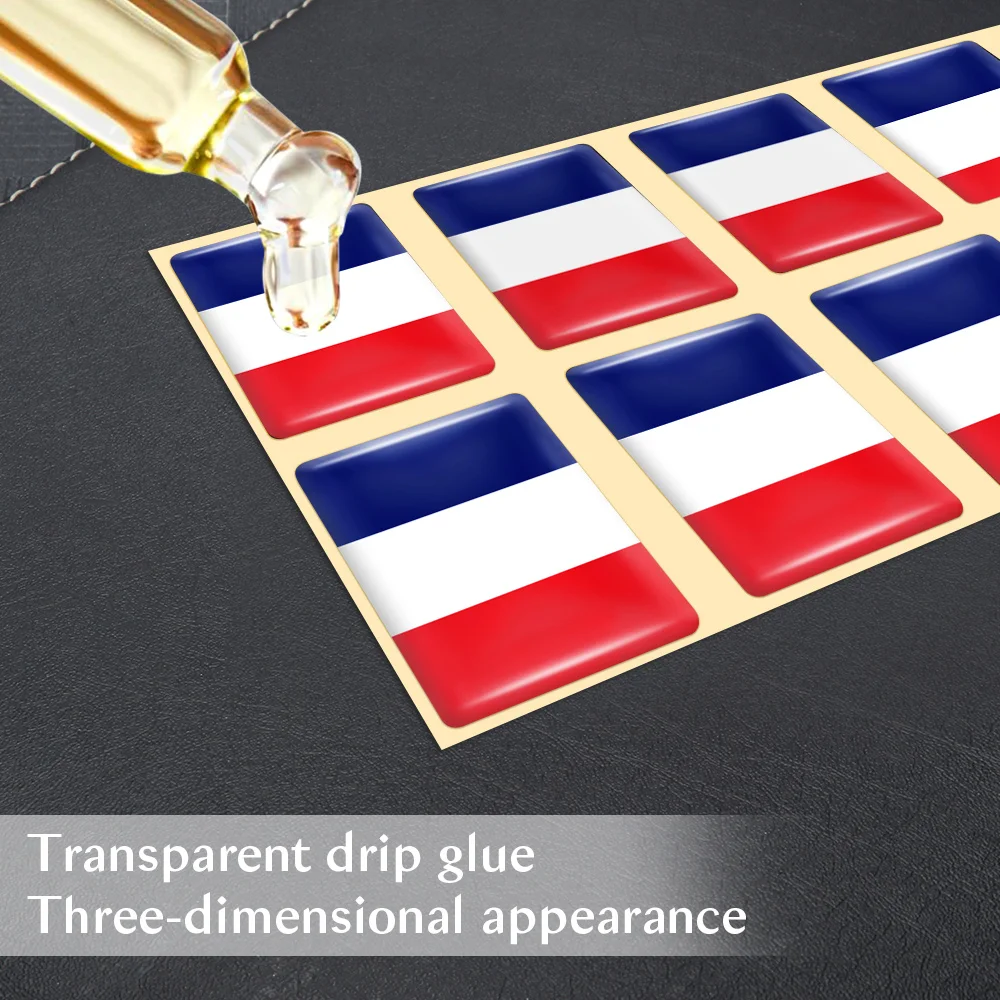 10pcs Epoxy Flags Stickers Car - Car Accessories Thailand incelemesi ve fiyatı