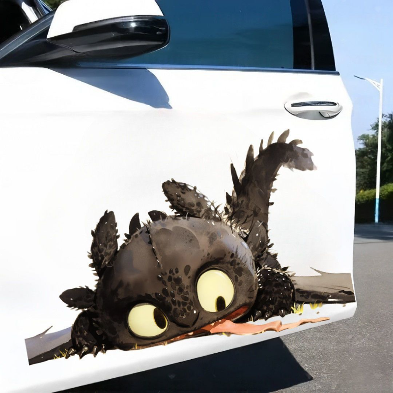 Dragon tamer expert, cute and  - Car Accessories For Decoration incelemesi ve fiyatı