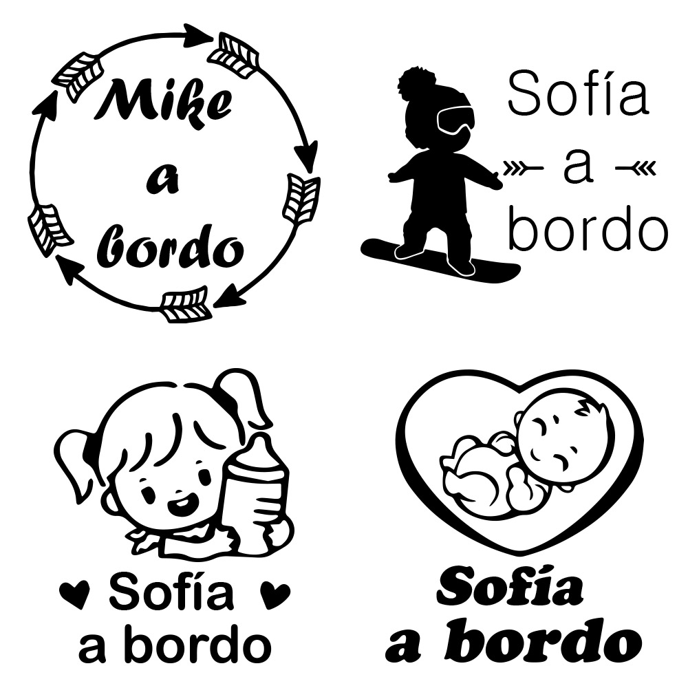 1pc Vinyl baby a bordo colorfu - Car Accessories For Decoration incelemesi ve fiyatı