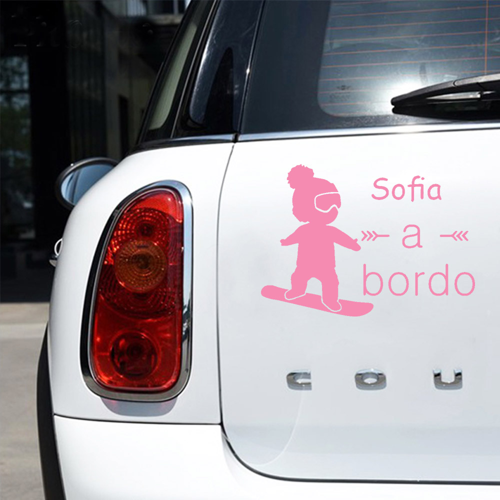 1pc Vinyl baby a bordo colorfu - Car Accessories For Decoration incelemesi ve fiyatı