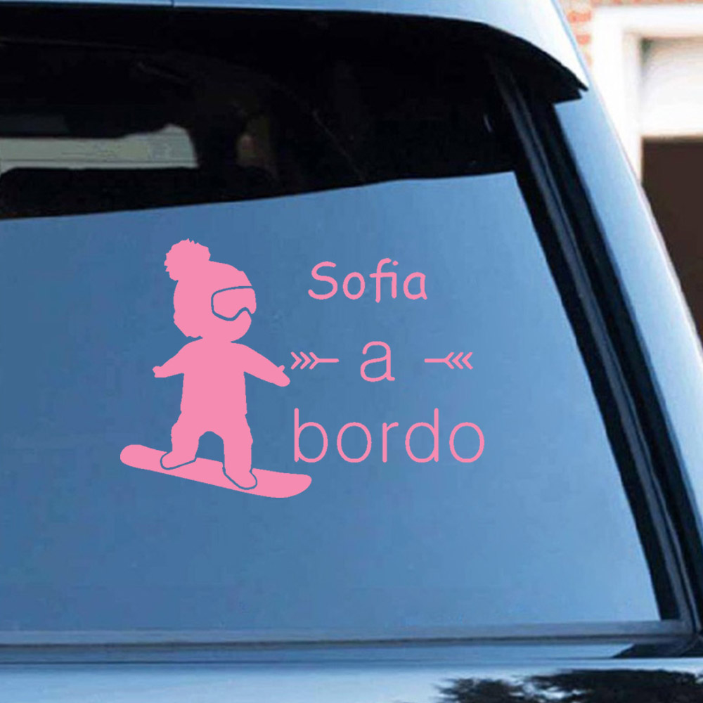 1pc Vinyl baby a bordo colorfu - Car Accessories For Decoration incelemesi ve fiyatı