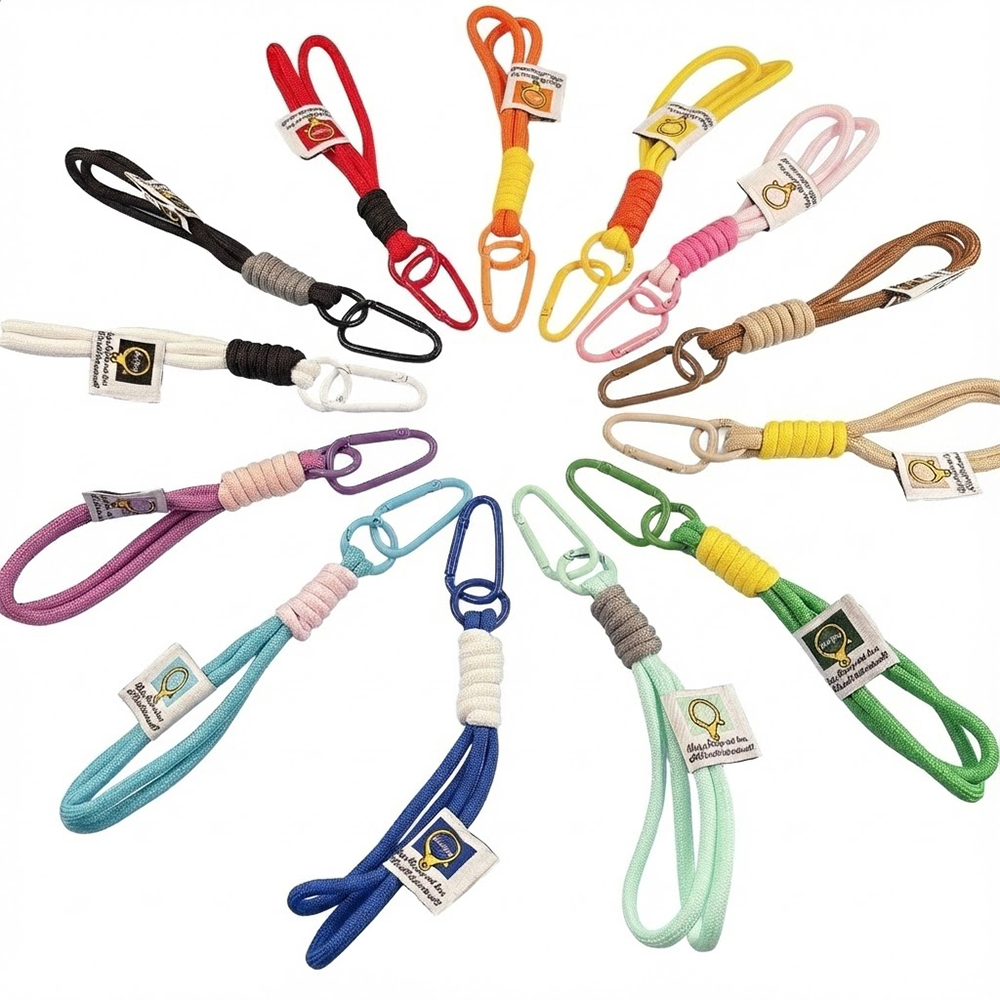 2Pcs/Lot Nylon Cord Keychains  - Car Accessories Hanging incelemesi ve fiyatı