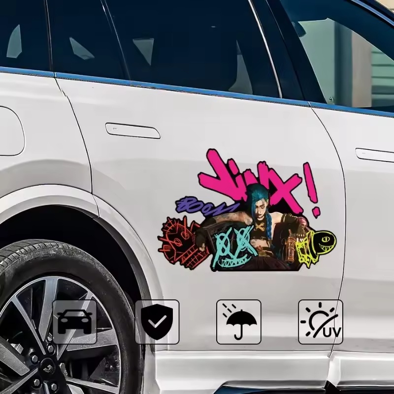 Arcane Jinx Graffiti Reflectiv - Car Accessories For Decoration incelemesi ve fiyatı