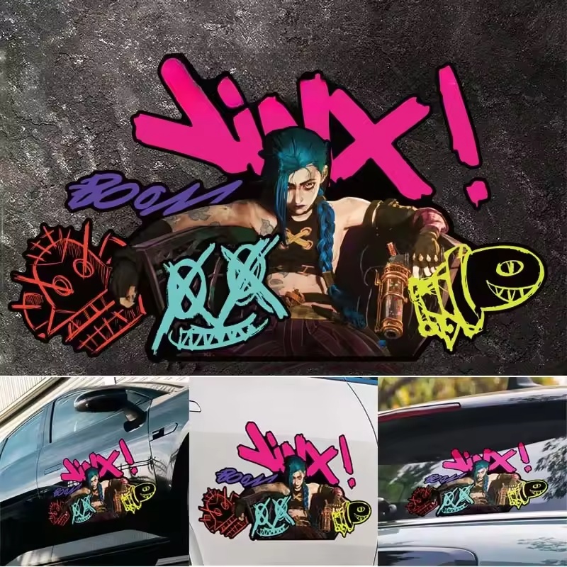 Arcane Jinx Graffiti Reflectiv - Car Accessories For Decoration incelemesi ve fiyatı