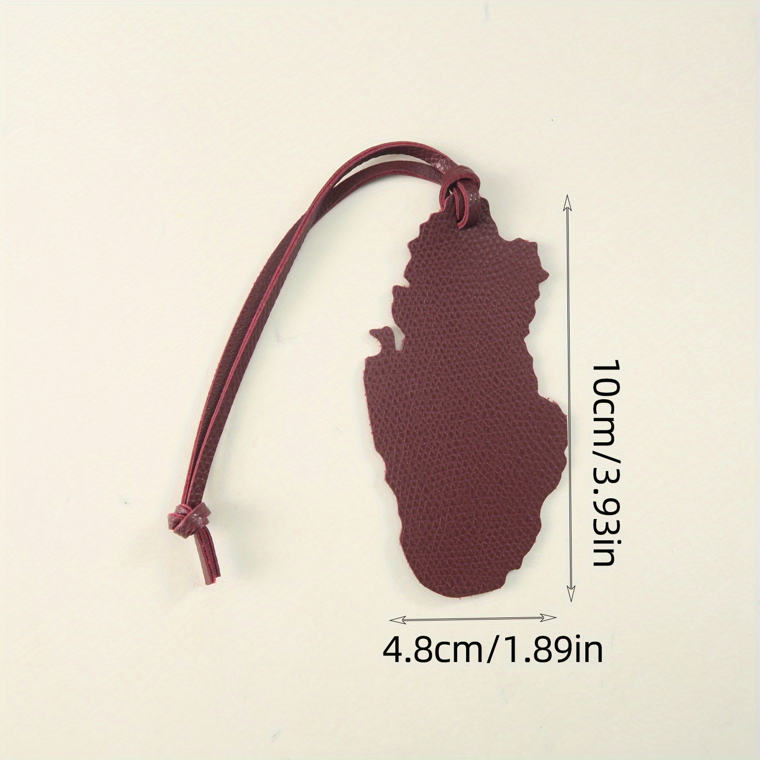 Qatar Map PU Leather Charm - E - Car Accessories Qatar incelemesi ve fiyatı