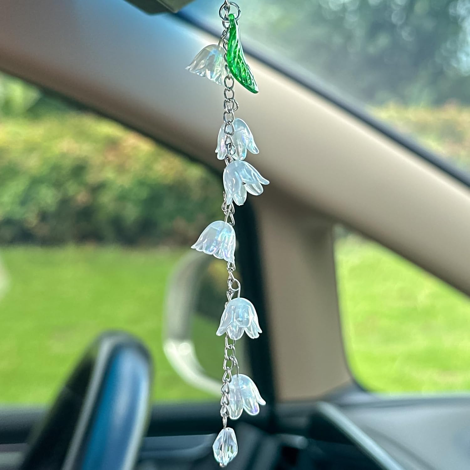 Flower Car Charm,Lily of the V - Car Accessories Hanging incelemesi ve fiyatı
