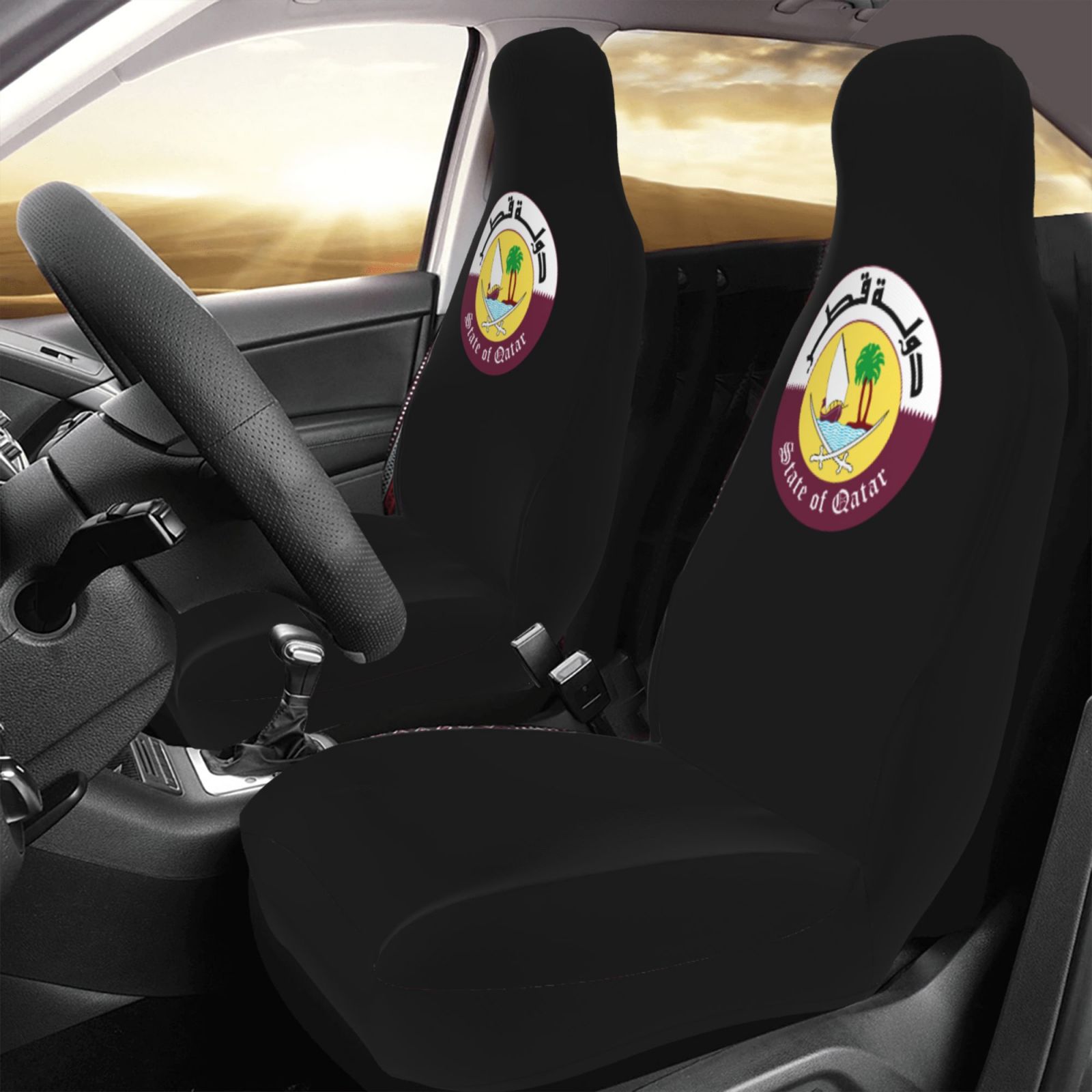 Qatar National Emblem Pattern  - Car Accessories Qatar incelemesi ve fiyatı