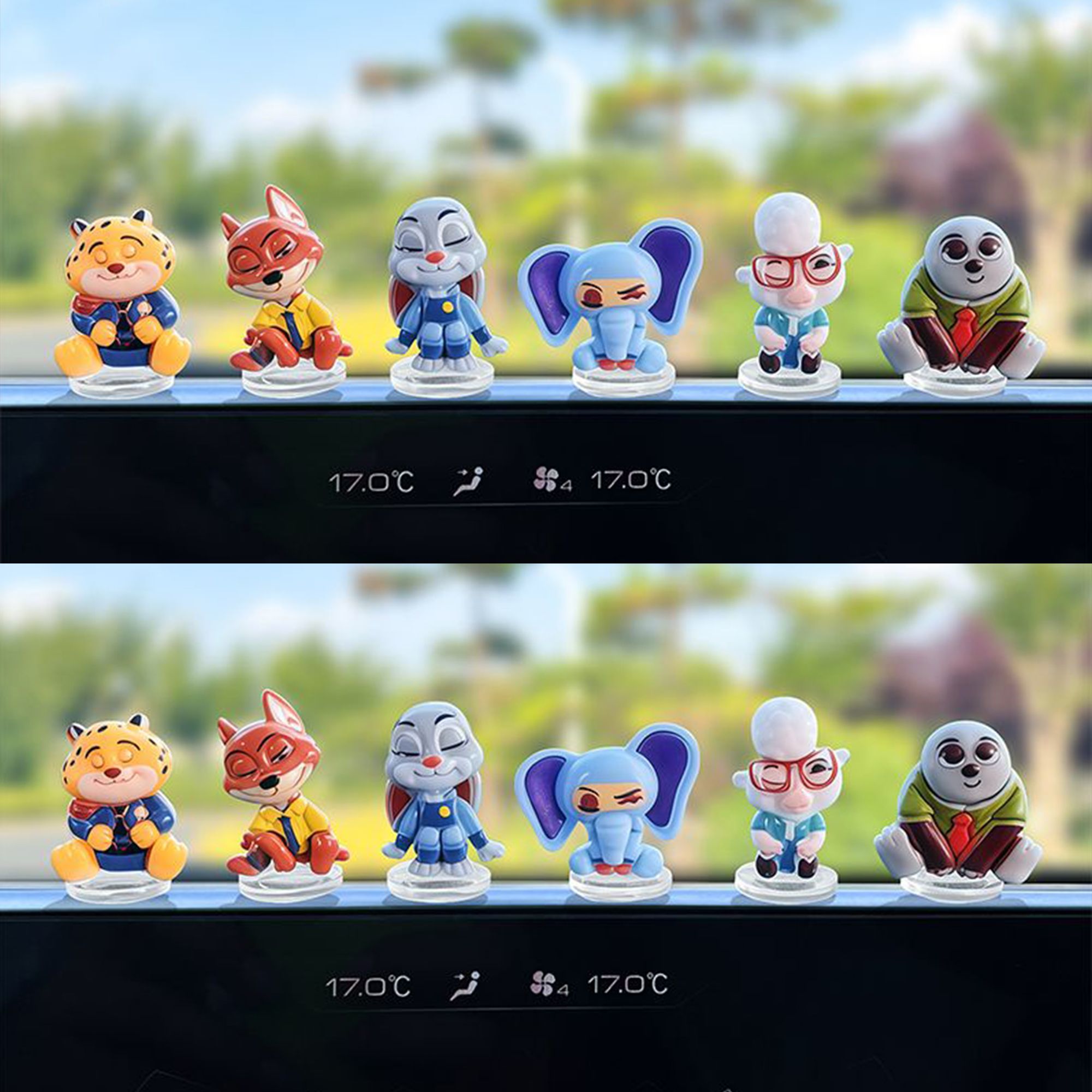 Zootopia cartoon car ornament  - Car Accessories For Decoration incelemesi ve fiyatı