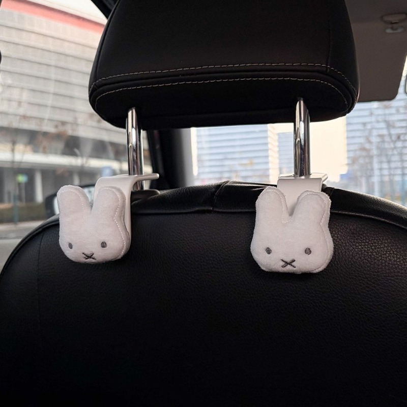 Miffy creative car hook with   - Car Accessories For Decoration incelemesi ve fiyatı