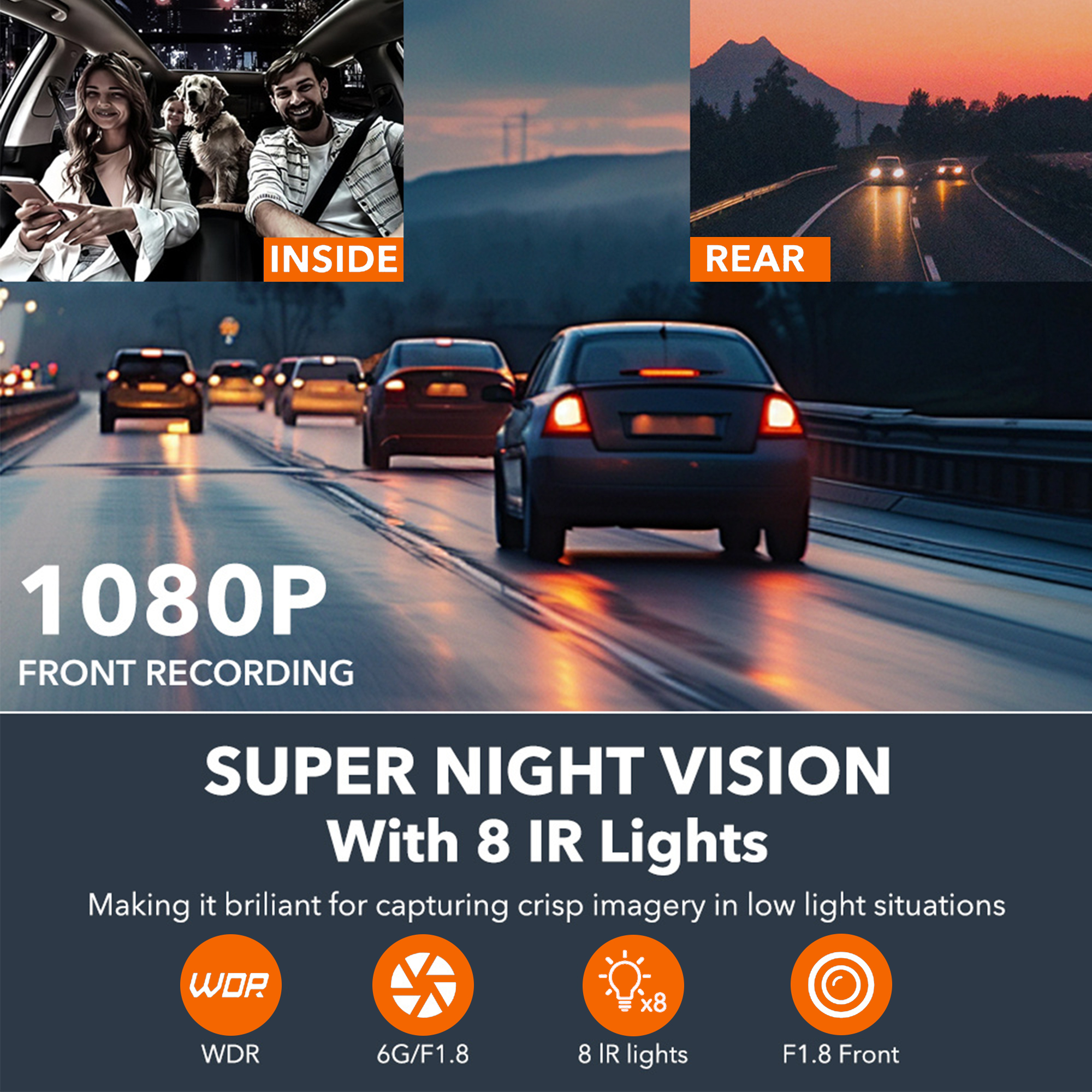 Car 4Ch Dash cam 360° WIFI Vid - Car Accessories Thailand incelemesi ve fiyatı
