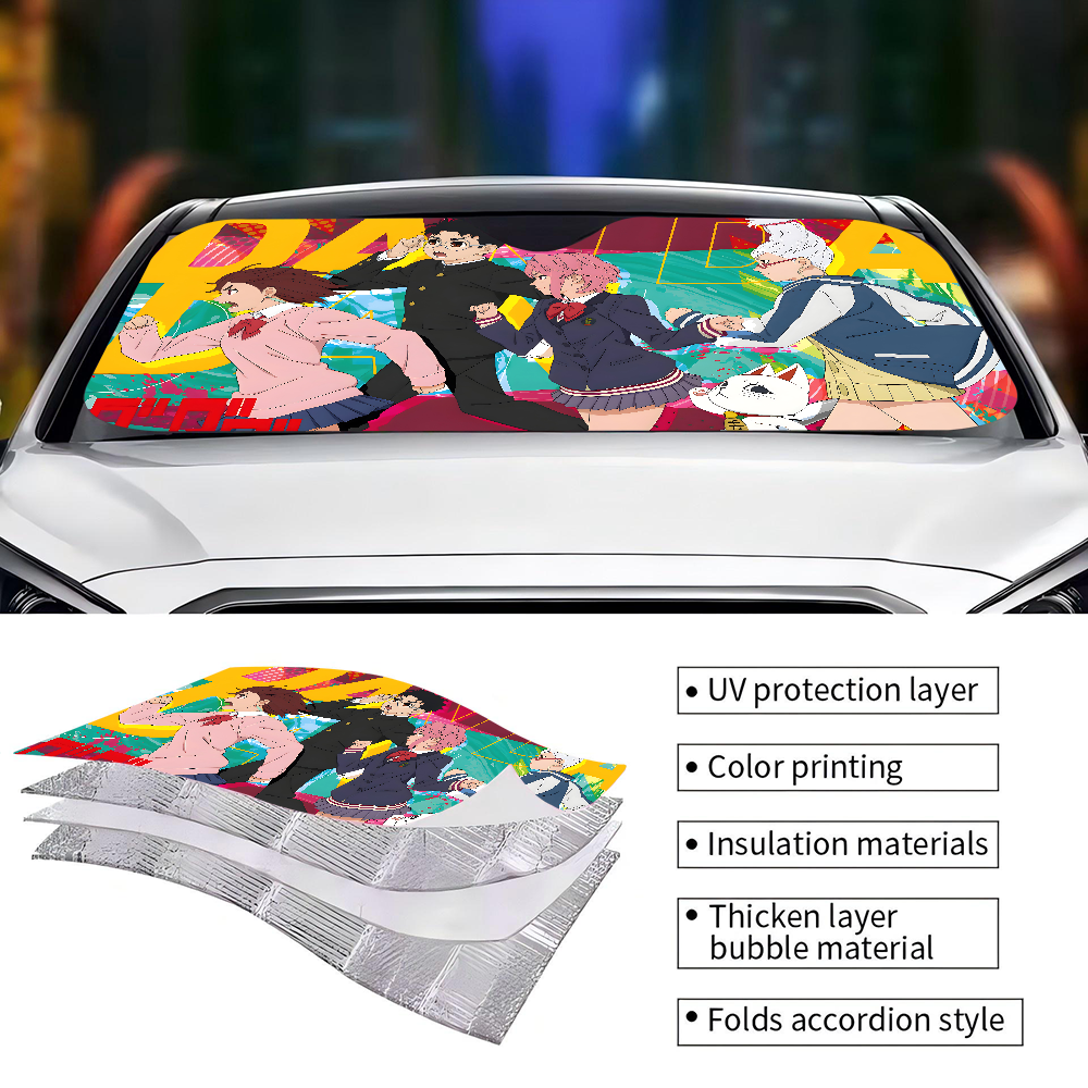 Anime D-dandadan Car Window Su - Car Accessories Rear incelemesi ve fiyatı
