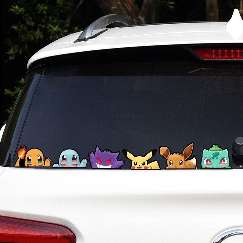 Pokémon car window sticker, Po - Car Accessories Rear incelemesi ve fiyatı