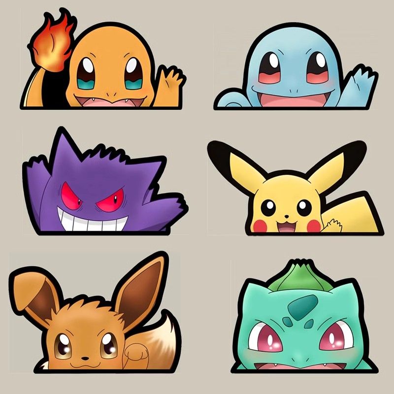 Pokémon car window sticker, Po - Car Accessories Rear incelemesi ve fiyatı