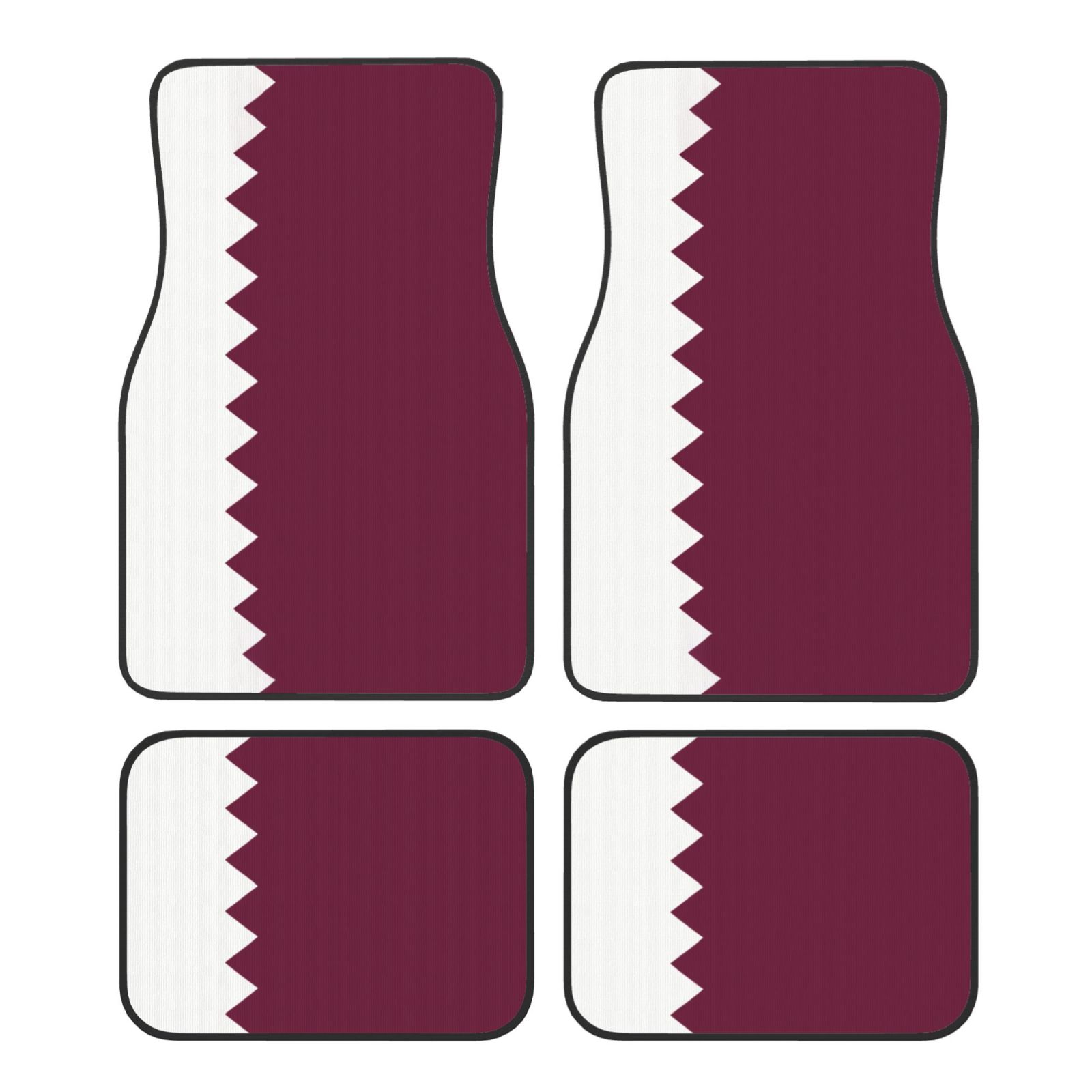 Flag of Qatar Pattern Car Floo - Car Accessories Qatar incelemesi ve fiyatı